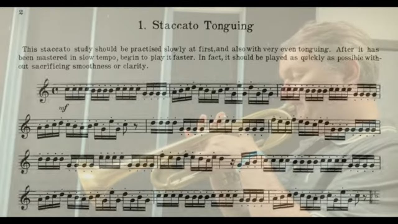 Rotinas Diárias para Trompete - Parte II(03) [STACCATO] - Goldman e Transposições, com Dr. Heinz