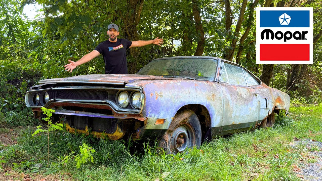 I Found a Super Rare Muscle Car in the Woods!
