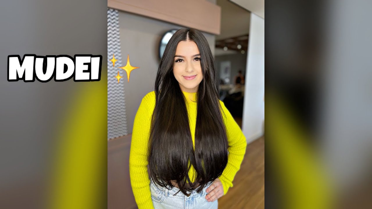 COLOQUEI MEGA HAIR 😍 + MUDEI O VISUAL E FICOU PERFEITO 💕