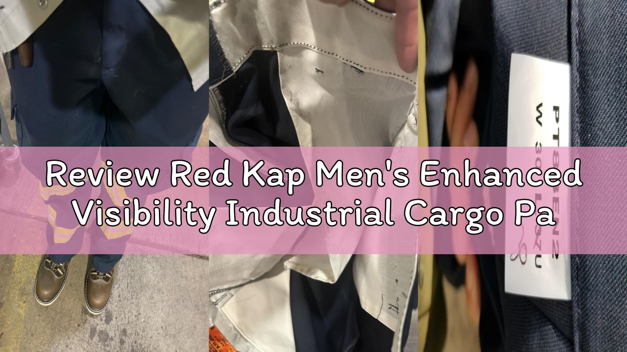 Review Red Kap Men's Enhanced Visibility Industrial Cargo Pant