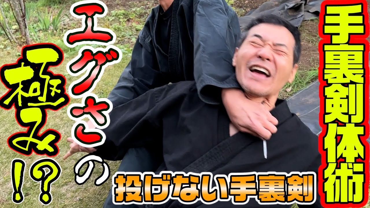 武術的手裏剣利用法！武神館体術、骨指術等との応用編！　忍法体術　柔術の極意　bujinkan syuriken technic