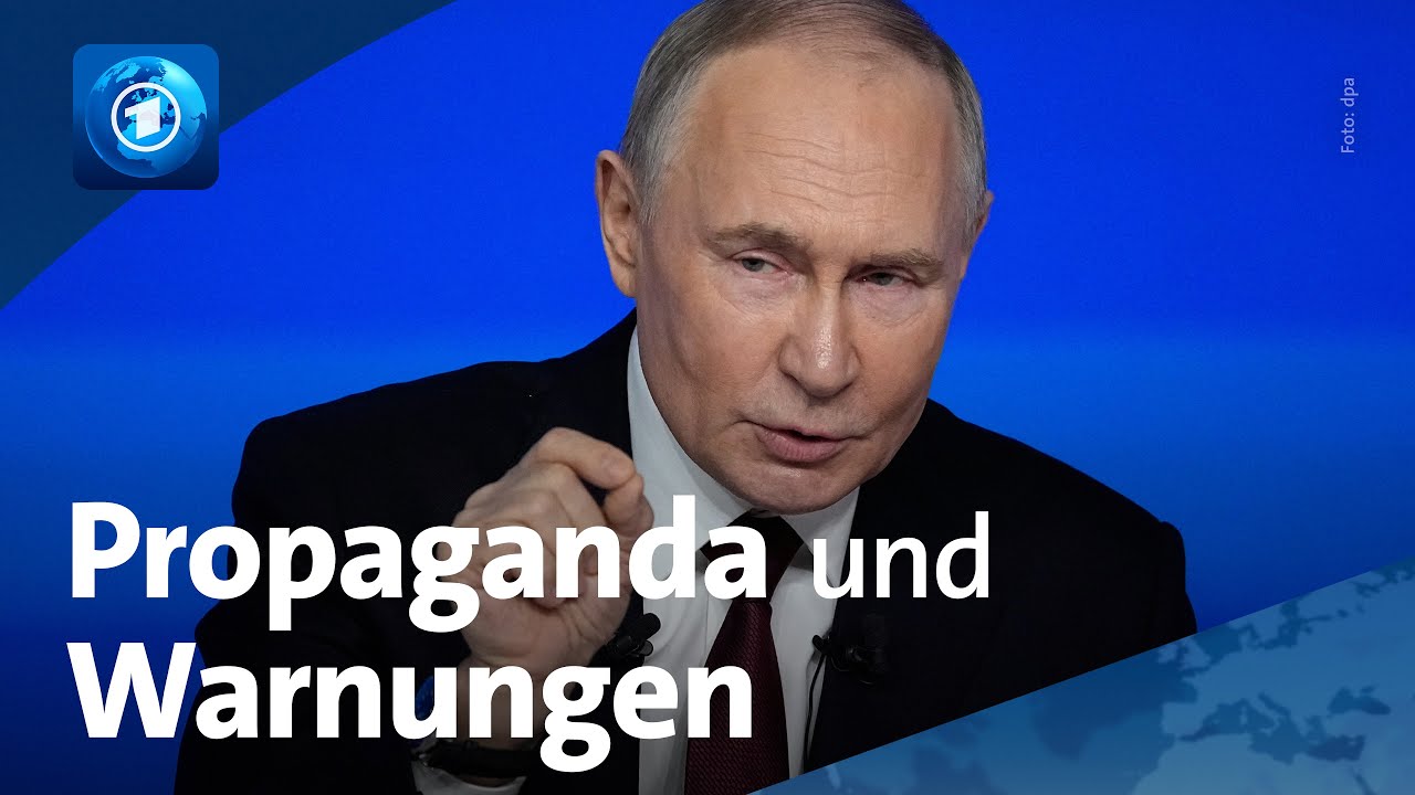 Ukraine-Krieg: Russlands Präsident Putin zeigt keine Kompromissbereitschaft