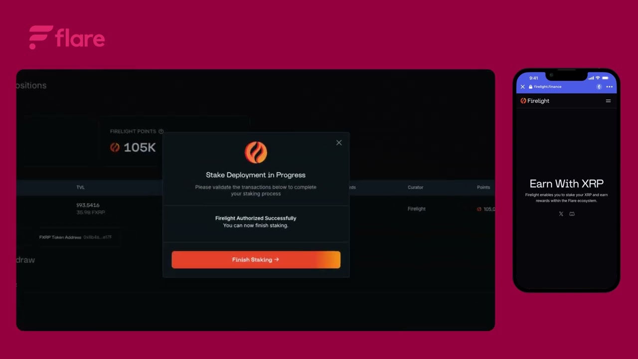 How to stake FXRP with Firelight