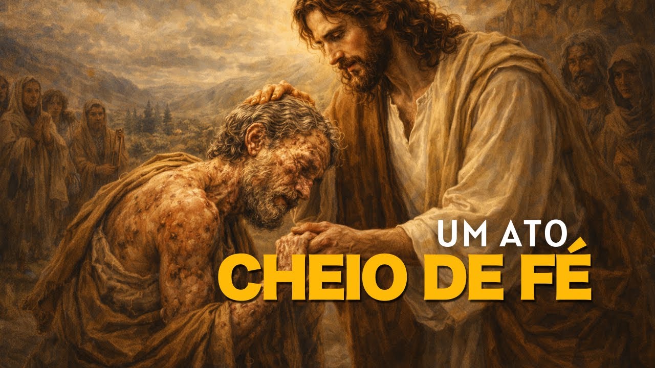 Jesus com seu dom de cura quer nos limpar...