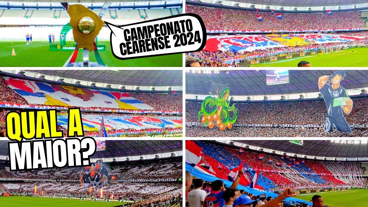 DISPUTA NA ARQUIBANCADA TORCIDA CEARÁ x FORTALEZA ARENA CASTELÃO FINAL CEARENSE 2024