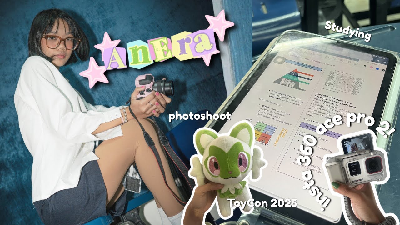 AnEra | Working Student Vlog: Studying, Event Photoshoot, ToyCon, working