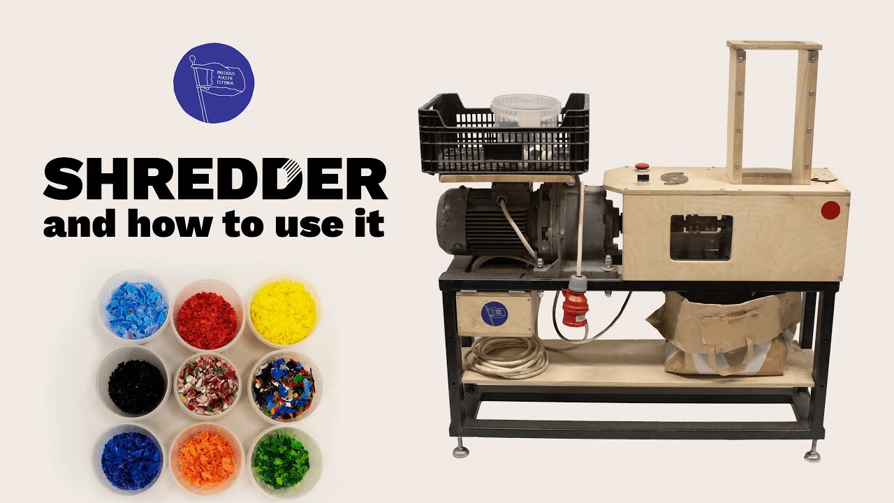 Plastic recycling shredder: how to use it