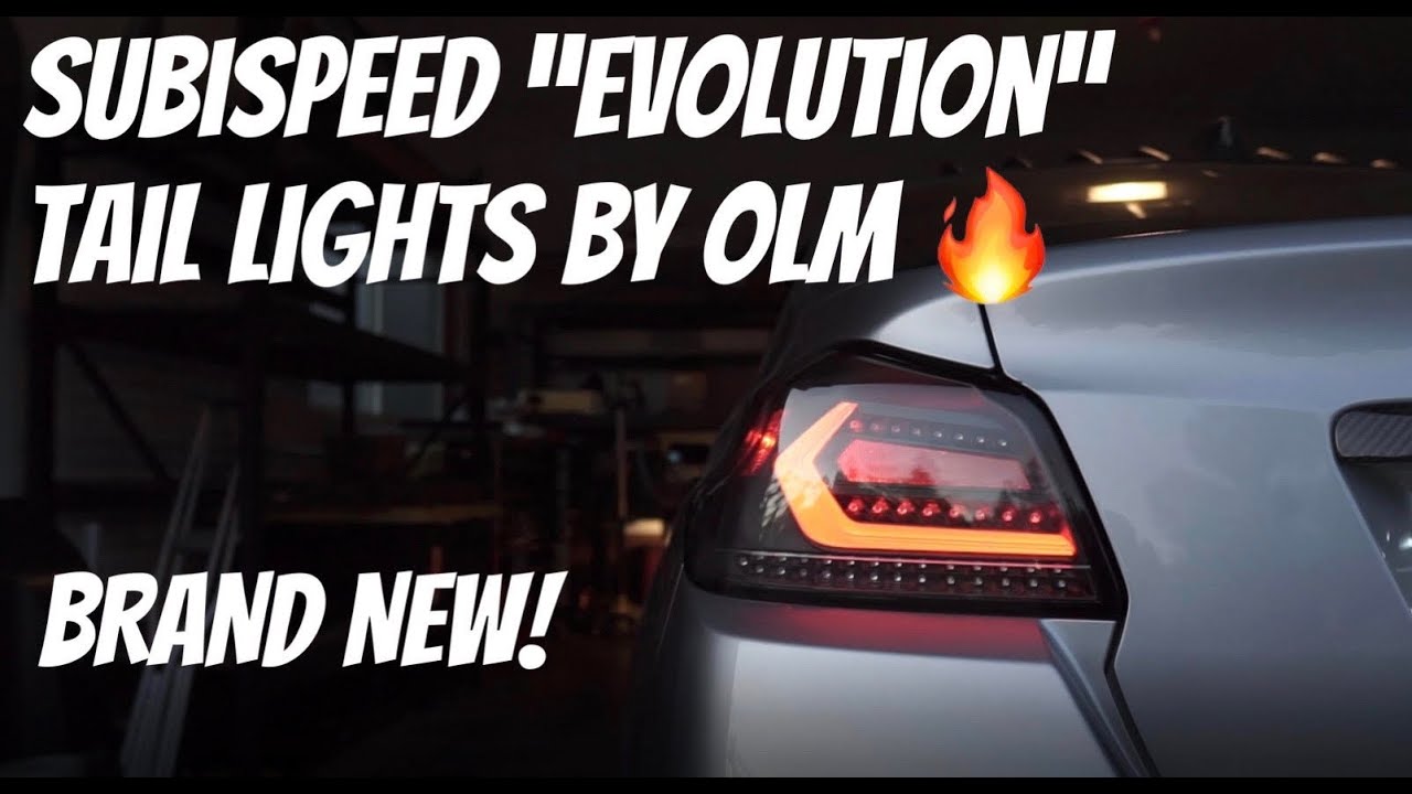 BRAND NEW SubiSpeed Evolution Tail Lights by OLM | Unboxing and How to Install!