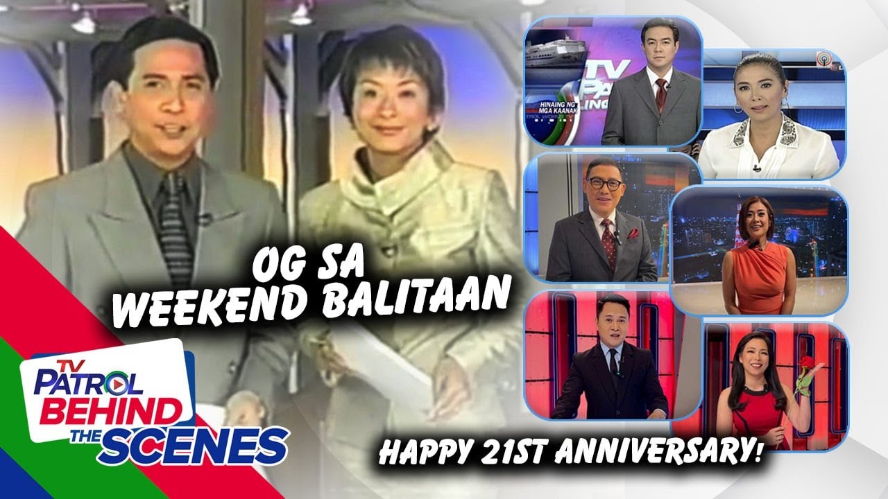 TVP BEHIND-THE-SCENES: 21 taon ng Tagalog newscast tuwing weekend!