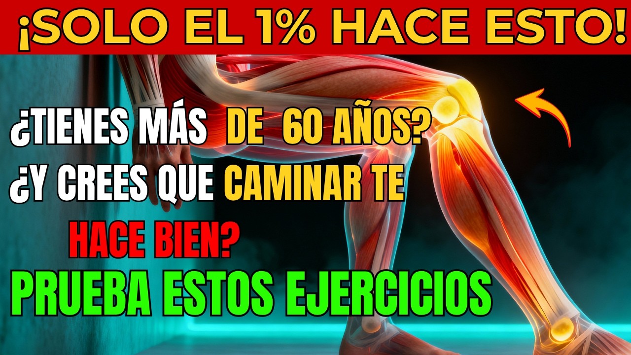Fisio Revela: ¡Deja de Caminar! Estos 6 Movimientos Fortalecen Más Tu Cuerpo (Hazlos en Casa)