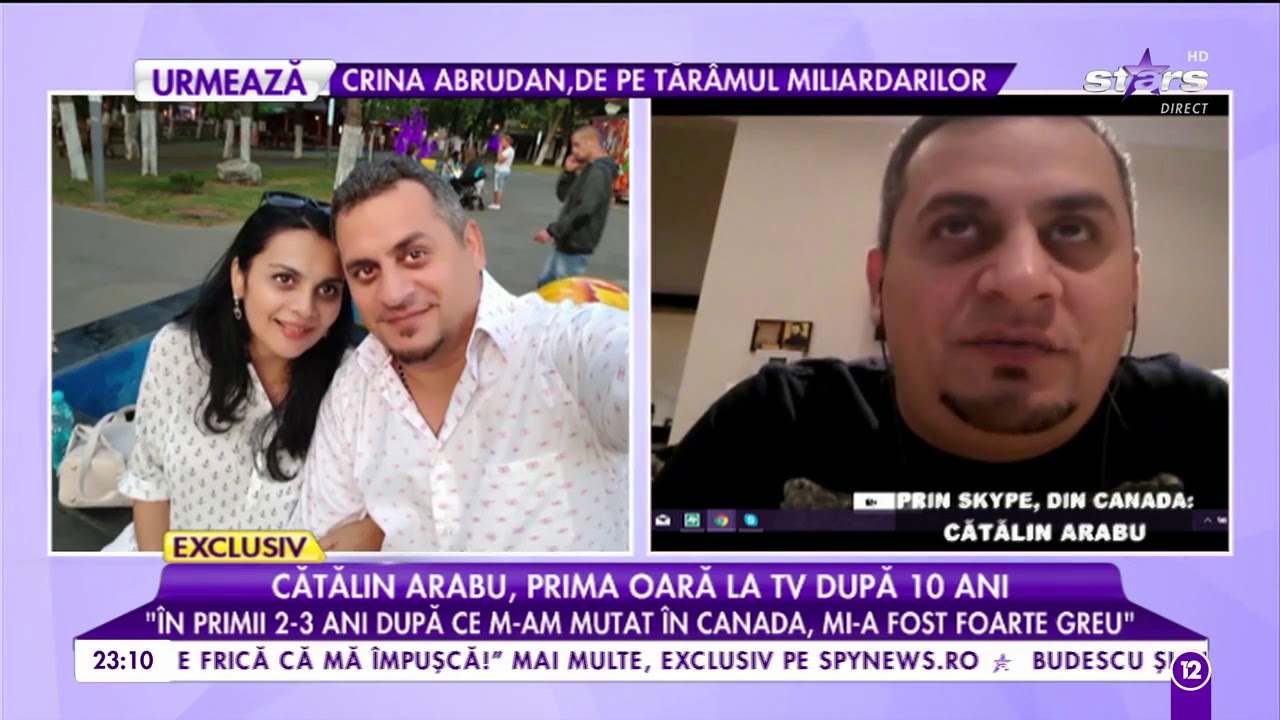 Cătălin Arabu, prima oară la TV după 10 ani! 