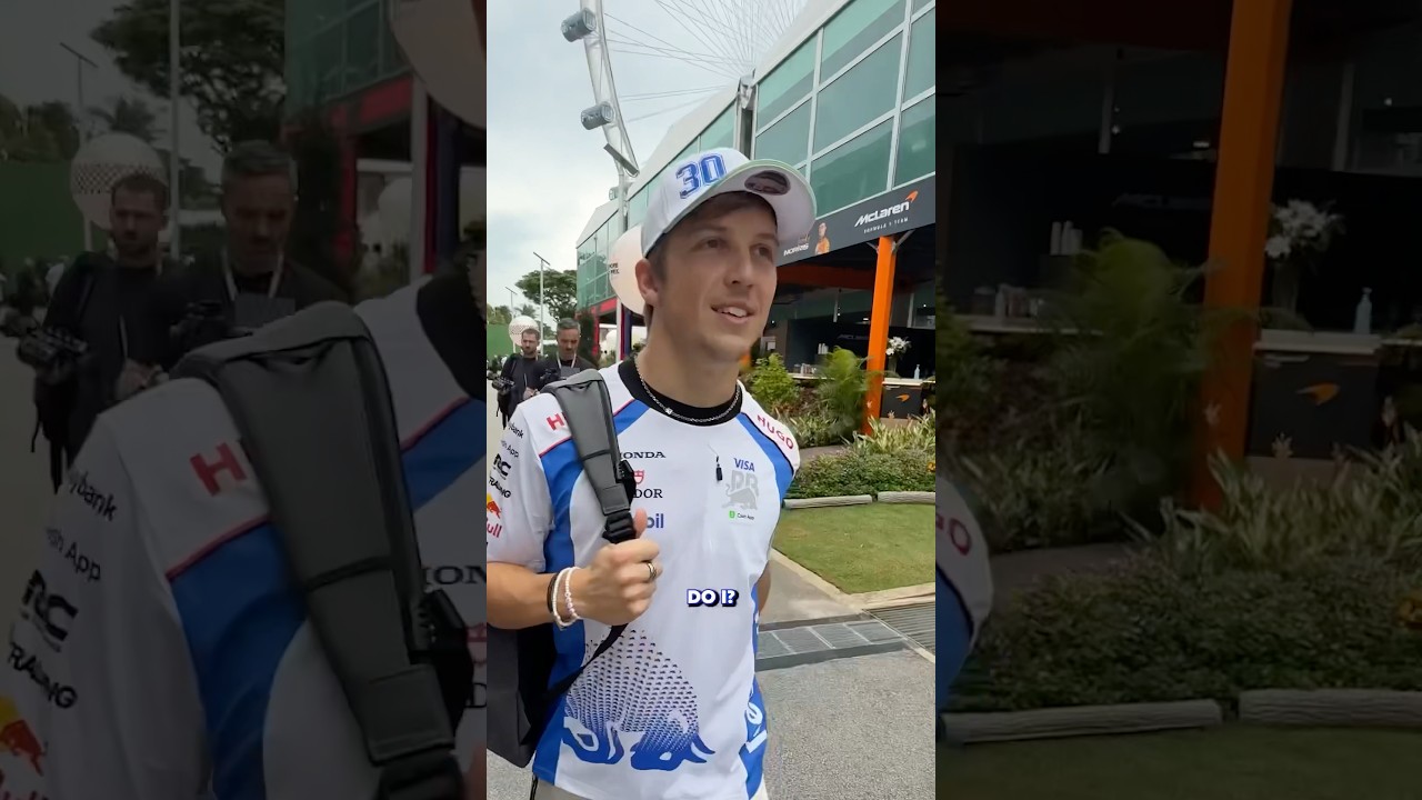 When you&rsquo;re twinning too hard&hellip; #F1 #VCARB