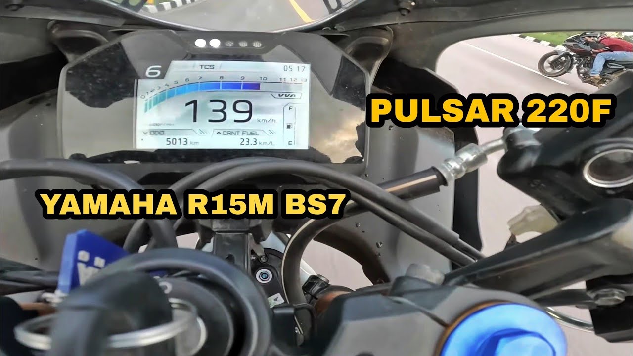 Yamaha R15M BS7 Vs Pulsar 220F | Drag Race | Still It Is A Legend!!