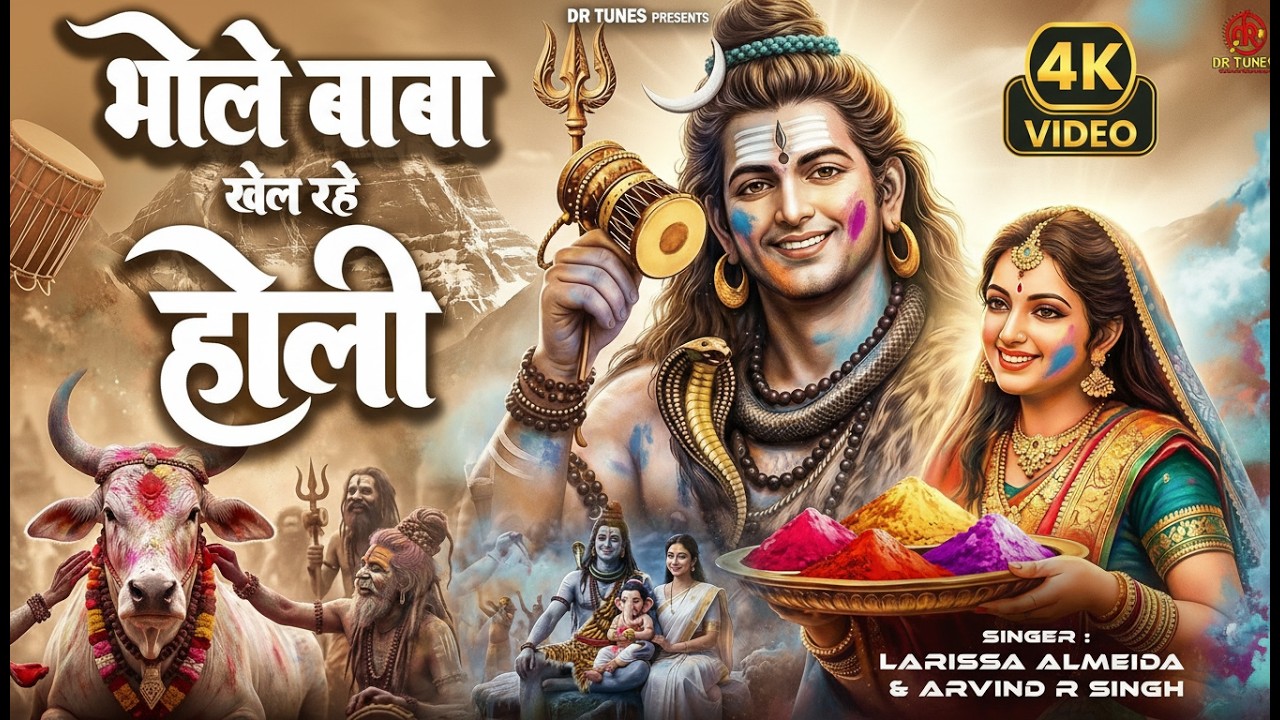 Bhole Baba Khel Rahe Holi | भोले बाबा खेल रहे होली | Larissa Almeida |Bholenath Holi Special Bhajan
