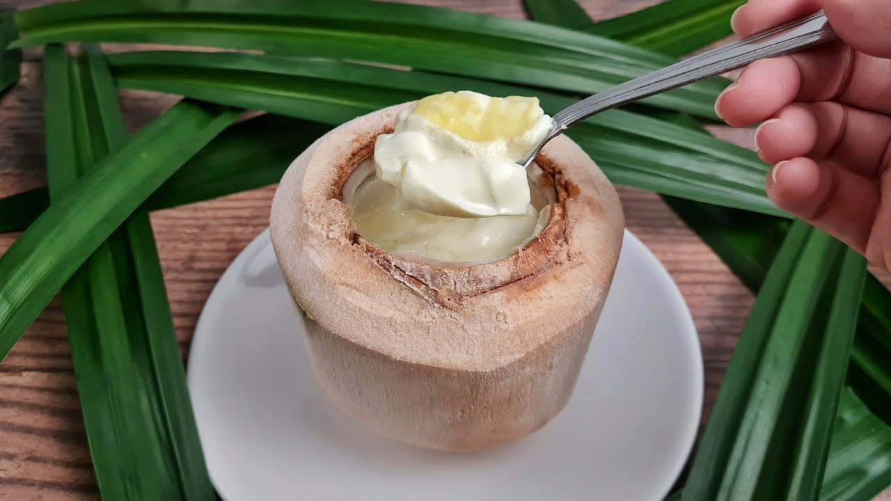 How To Make Pandan Coconut Double Skin Milk Pudding Recipe