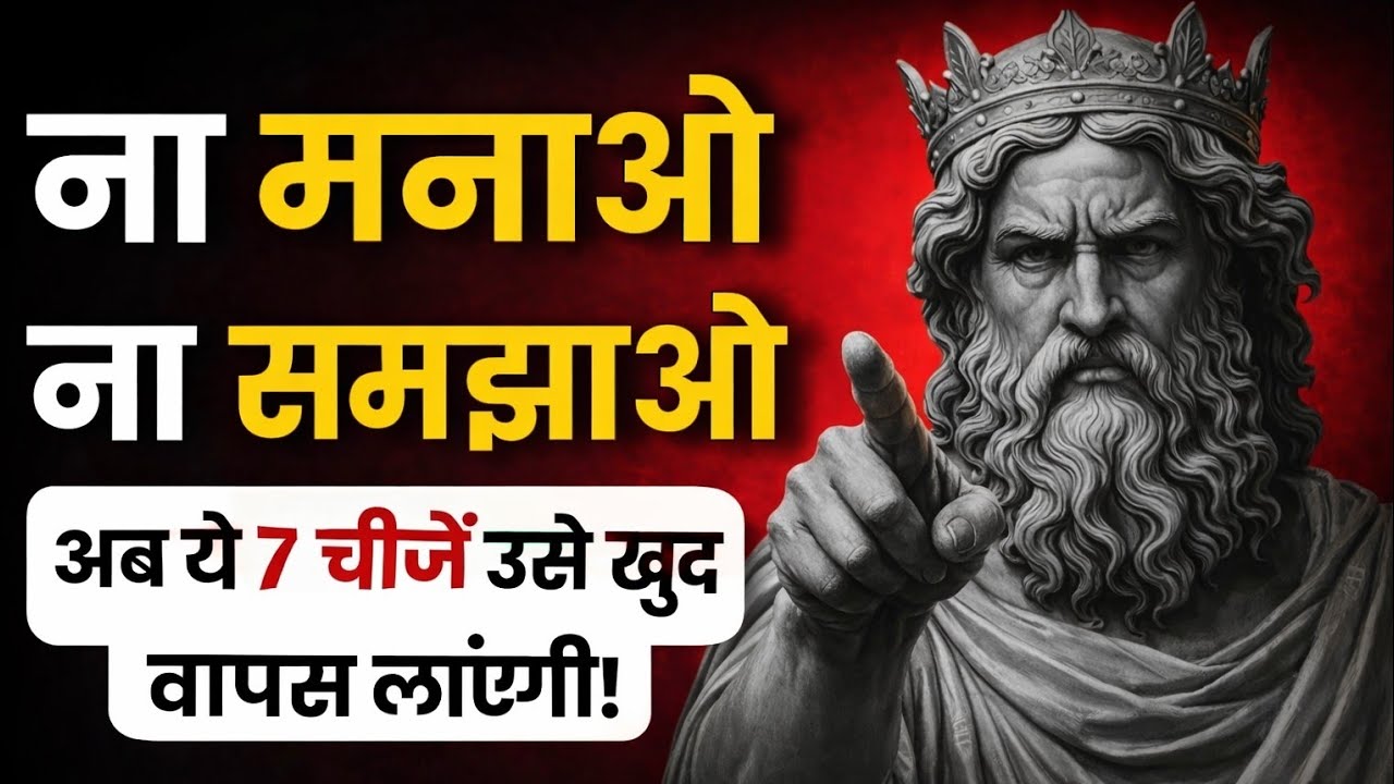 अब न मनाओ, न समझाओ — ये 7 आदतें उसे खुद वापस ले आएँगी #motivation 