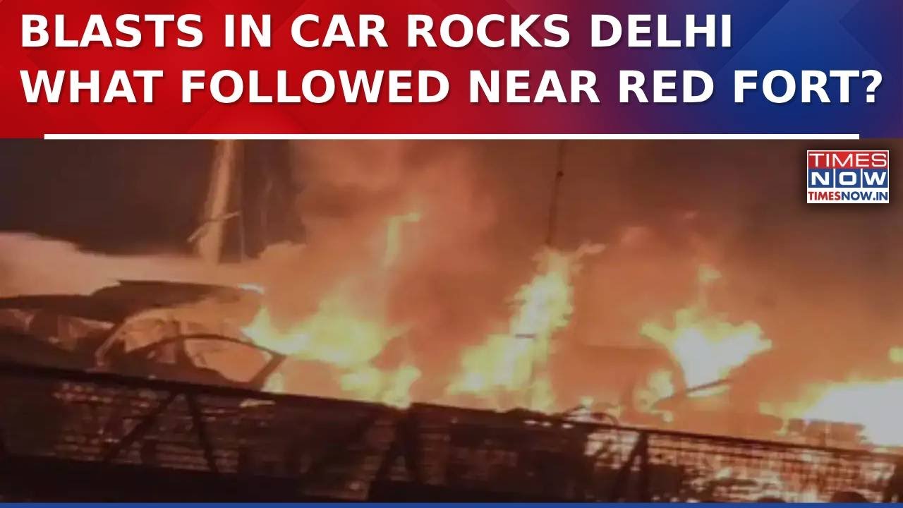 Delhi car Blast Near Red Fort: Area Sealed, Rescue Ops Underway, Cops Brief Home Ministry | Watch
