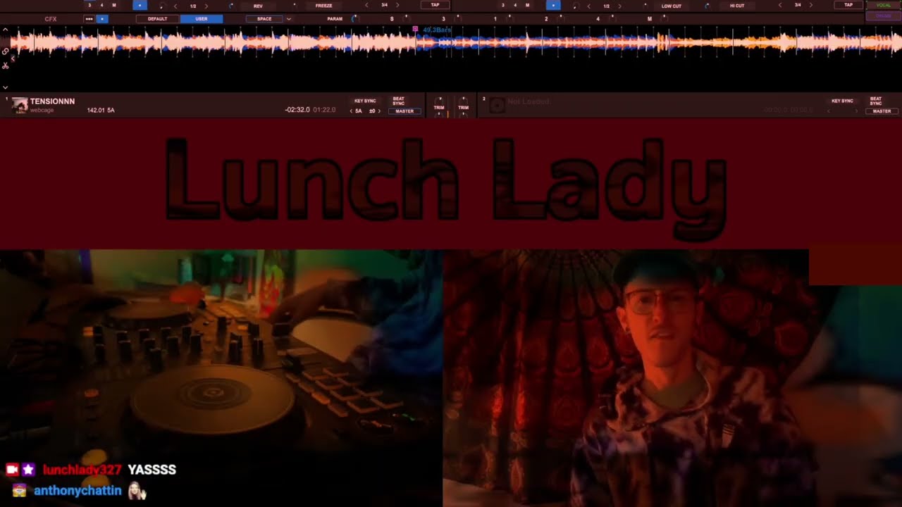 Lunch Lady Dips her Foot in the Spaghetti