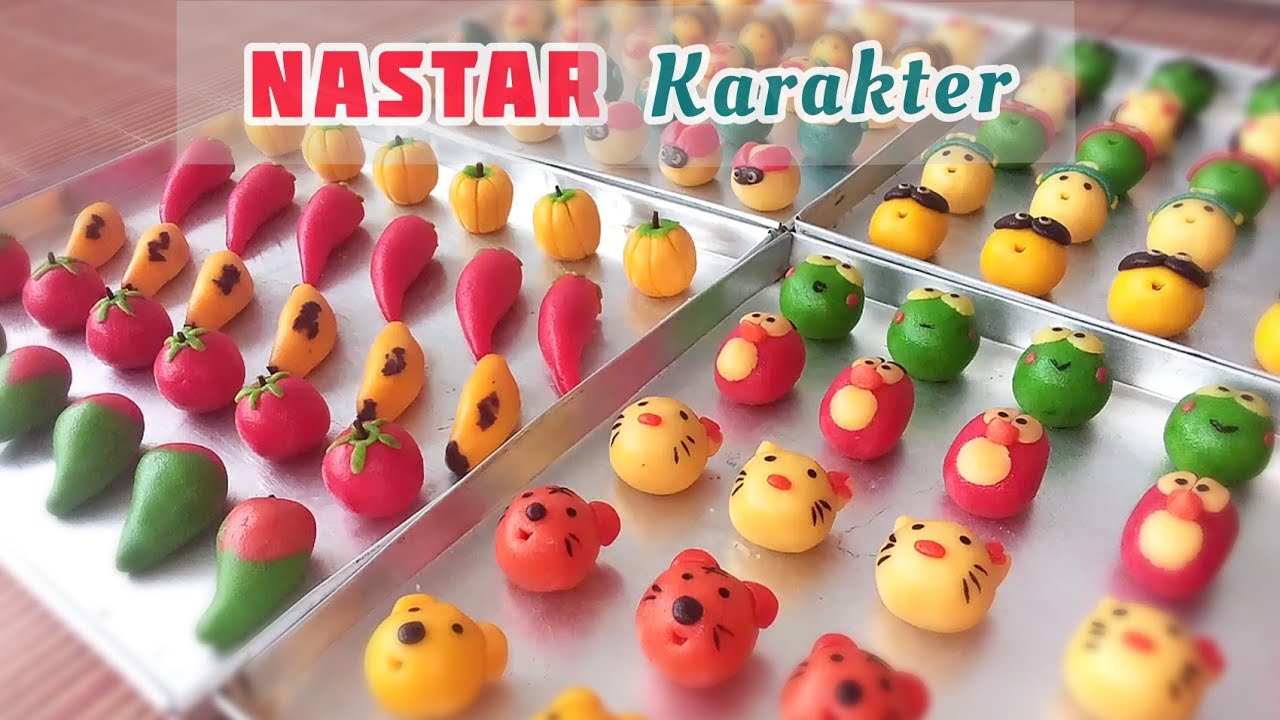 Nastar Karakter Berbagai Bentuk yang Lucu Untuk Ide Usaha | Kue Lebaran | Kue Kering | Cookies