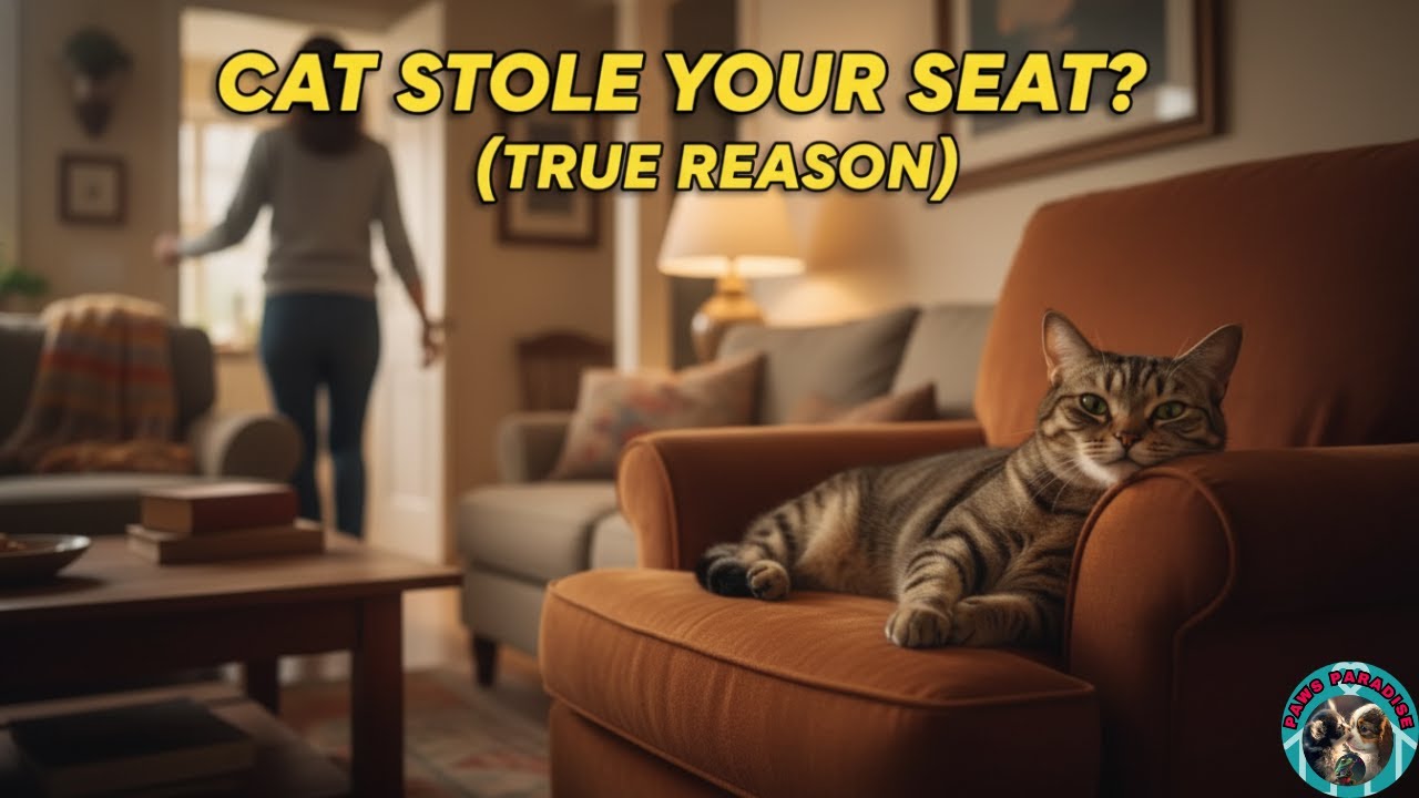 If Your Cat Steals Your Seat, It’s NOT Disrespect! (Here's Why) 🛋️
