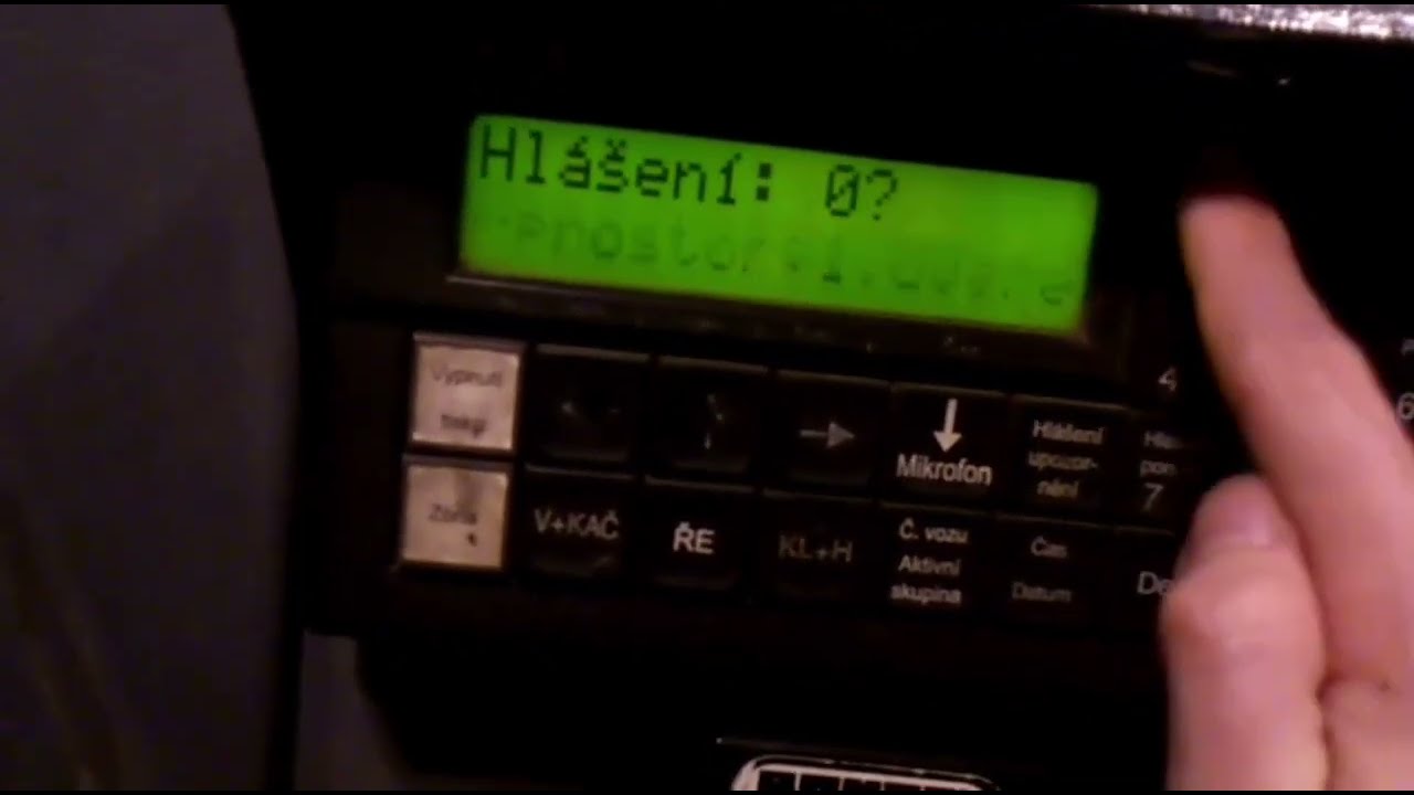 Hlášení v klasickém PP mypol