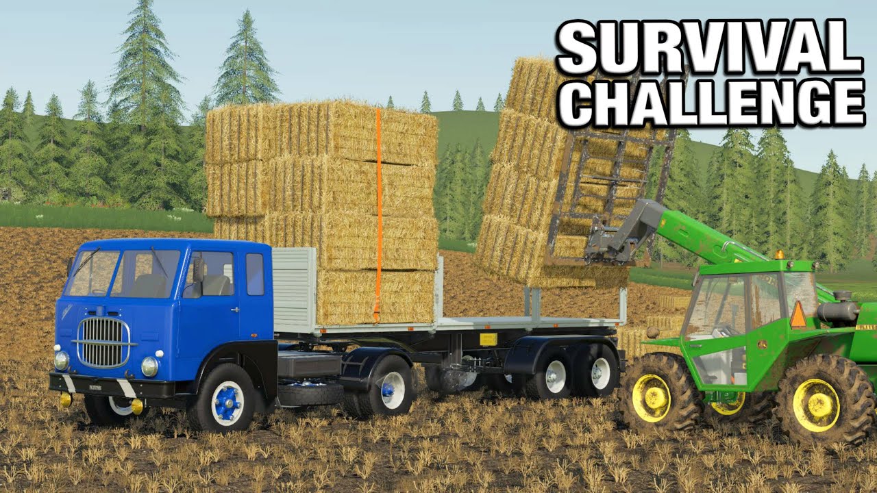 OUR FIRST LORRY - Survival Challenge No Mans Land FS19 Ep 86