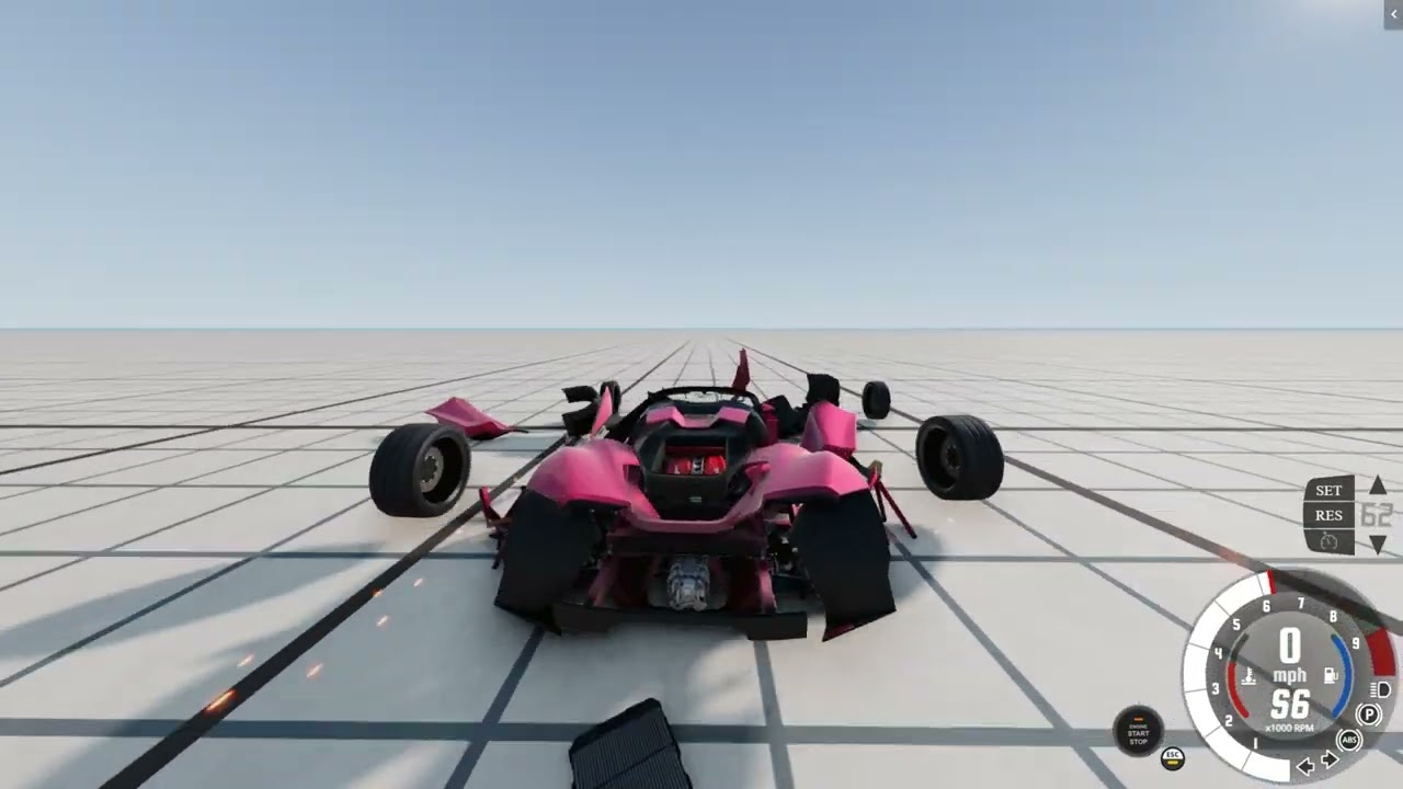 Realistic Highway car crashes #11 test