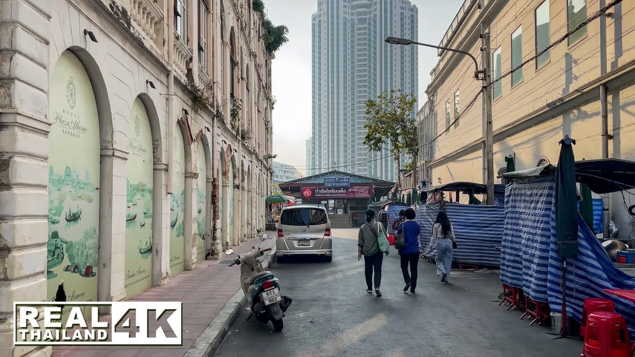【4K】Walking in BANGKOK  | Khlong San, Si Phraya, Charoenkrung (Jan.2021)