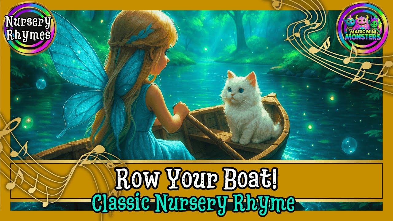 Row Your Boat! | Sing Along | Magic Mini Monsters | #magicminimonsters