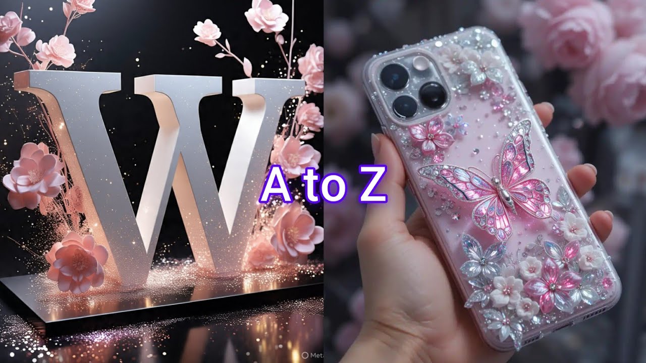 ☝️choose your name first letter and😍 see your🌌 dream phone cover 📱|| Sweetie ||2025