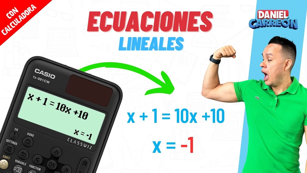ECUACIONES LINEALES  con calculadora