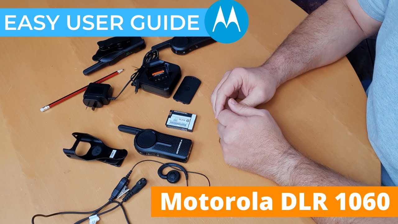 Motorola DLR 1060 : How to Setup and Use