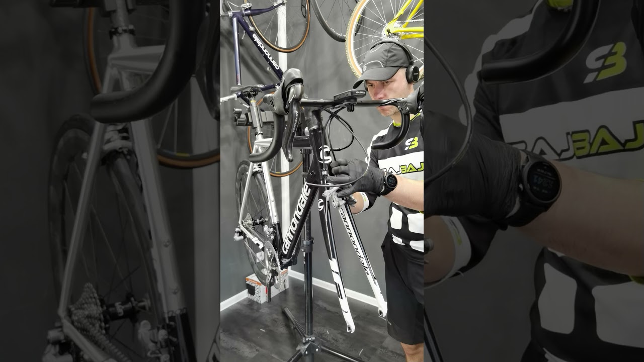 Sealed shifting cables installation.