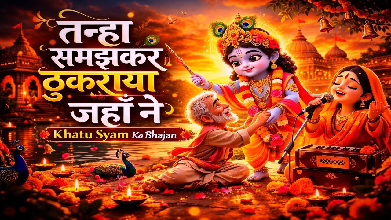 दर्द भरा खाटू श्याम भजन | तन्हा समझकर ठुकराया जहाँ ने | Emotional Shyam Song #khatushyam #khatu 
