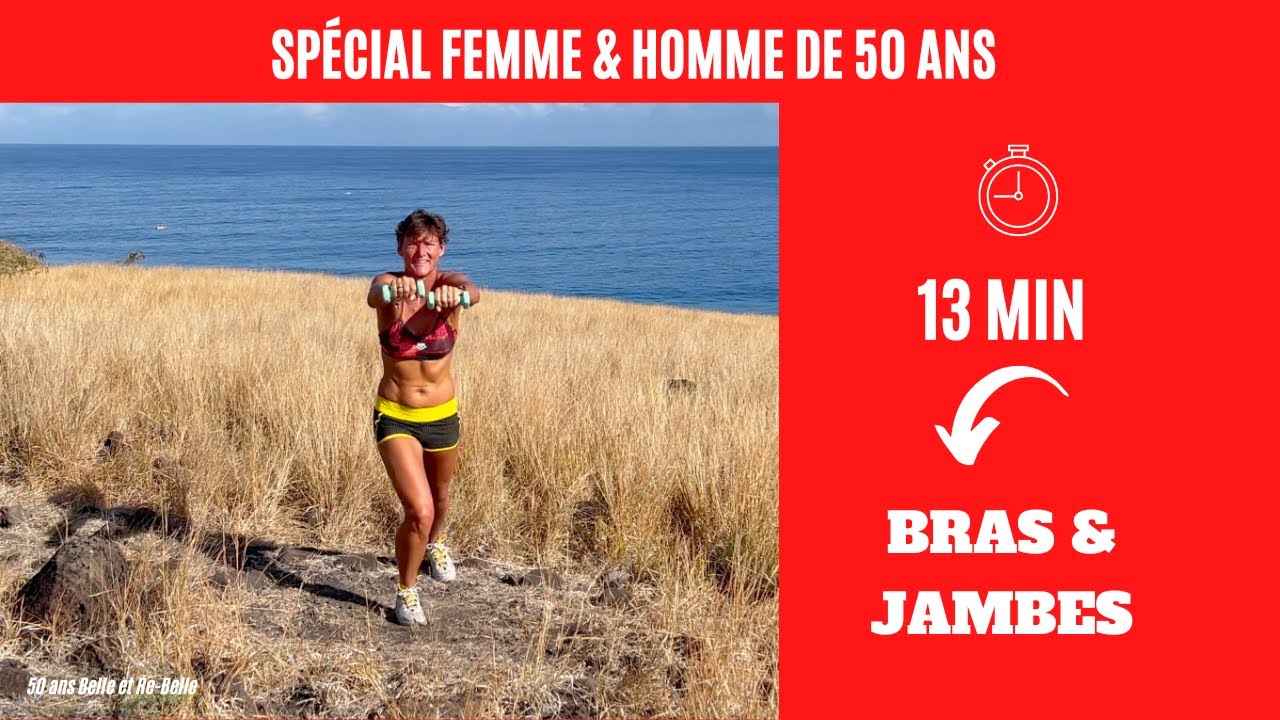 13 MIN EXERCICES AVEC POIDS : JAMBES ET BRAS POUR HOMMES & FEMMES 50 ans Belle et Re Belle