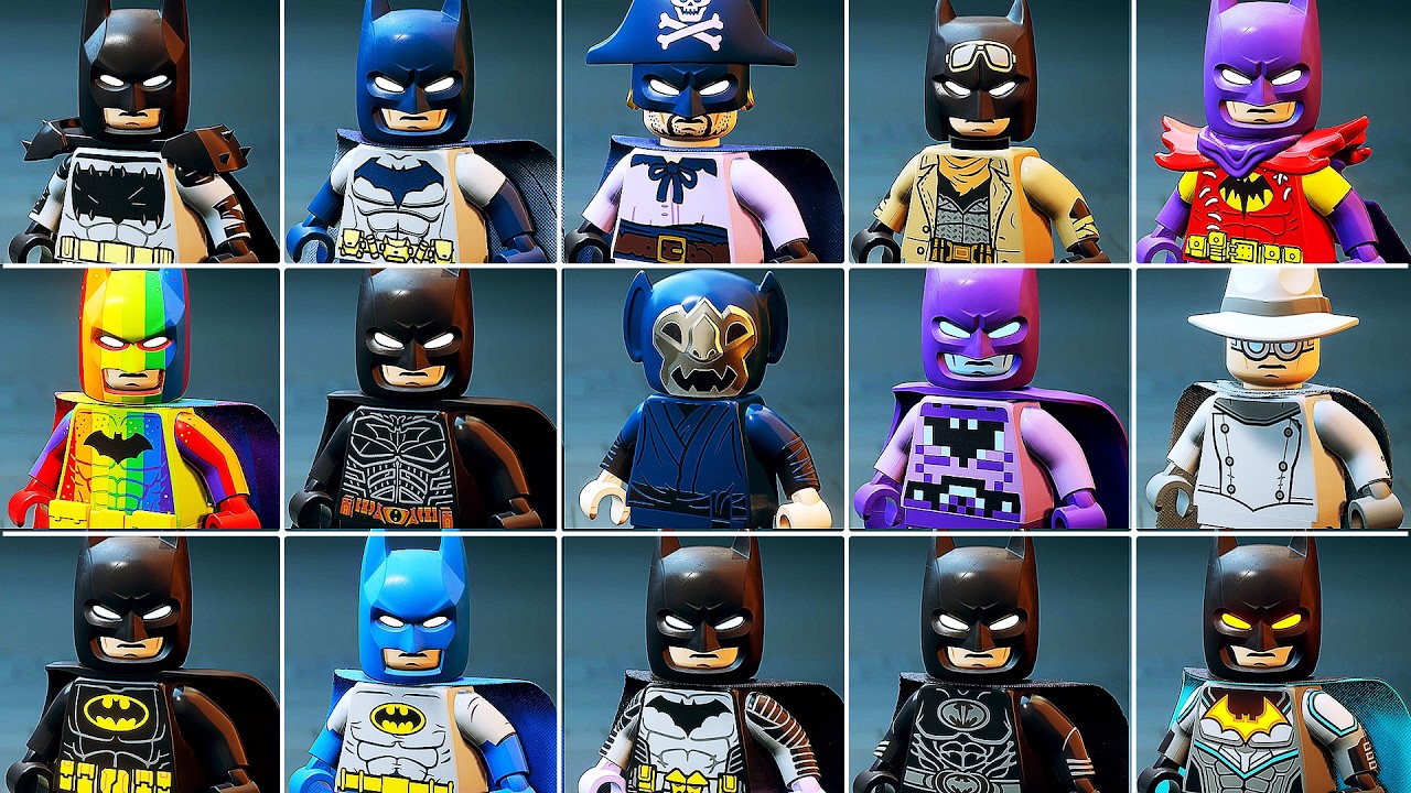 LEGO&reg; Batman: Legacy of the Dark Knight - All Outfits, Character and Vehicles 100% (4K)