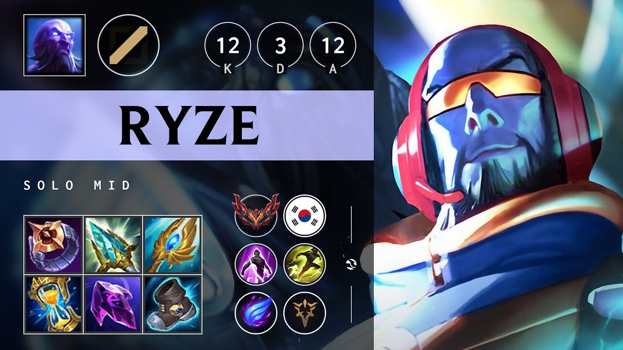Ryze Mid vs Sylas - KR Grandmaster Patch 25.18