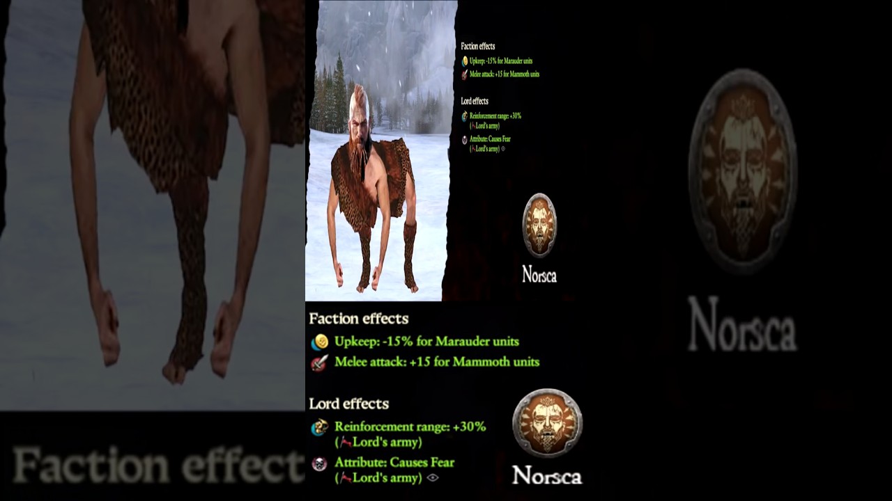 Norsca VS Other Warhammer1 Legendary Lords in Total war Warhammer3