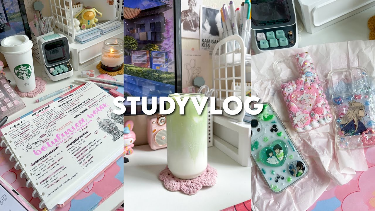 studyvlog 🌷 ━☆ﾟ.*･estudando para as provas finais e dicas de estudo!