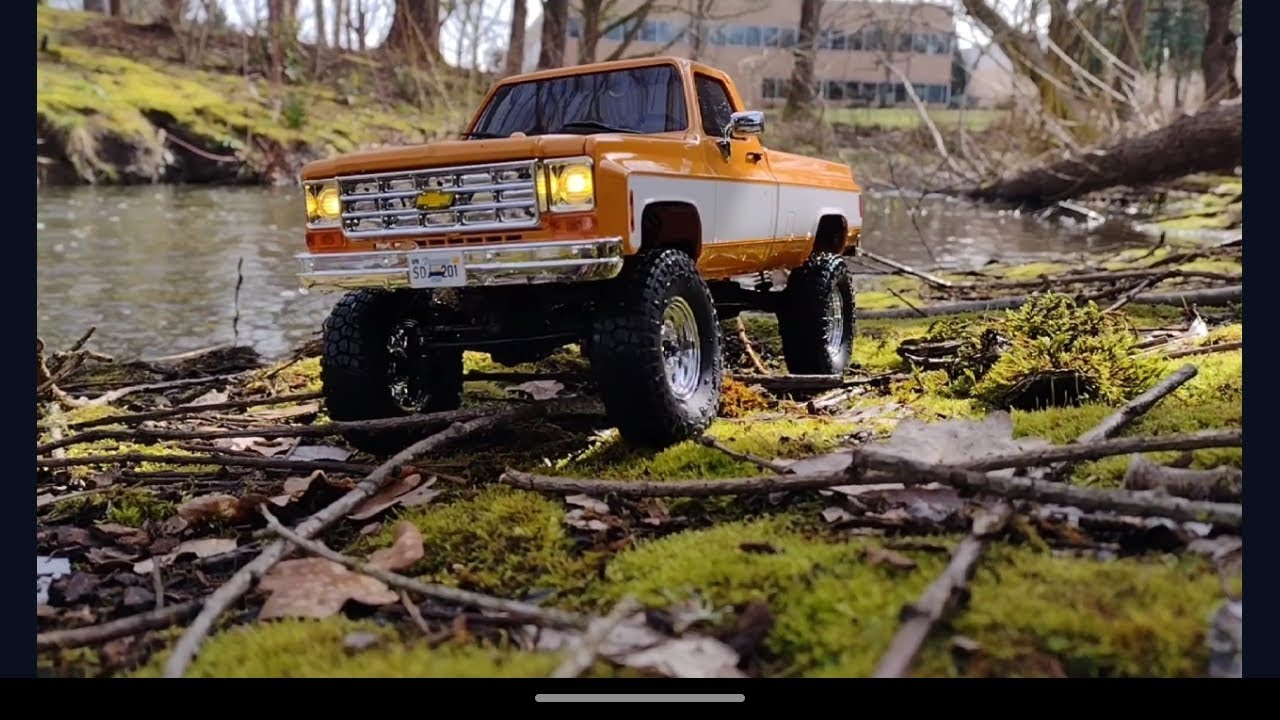 Первый заезд и впечатления от FMS FCX18 CHEVY K10! #fms #fcx18 #chevy #k10