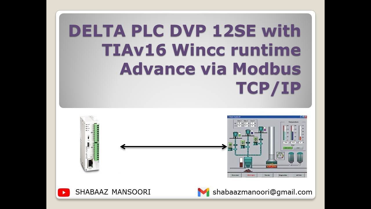 Delta PLC + Siemens SCADA Integration Modbus TCP/IP Communication Setup Tutorial #trending #tutorial