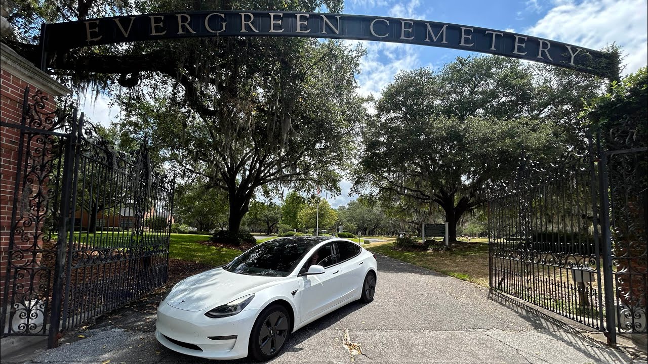 Tesla ловит так много призраков. Призраки окружают моего мужа, когда он садится в машину и выходи...