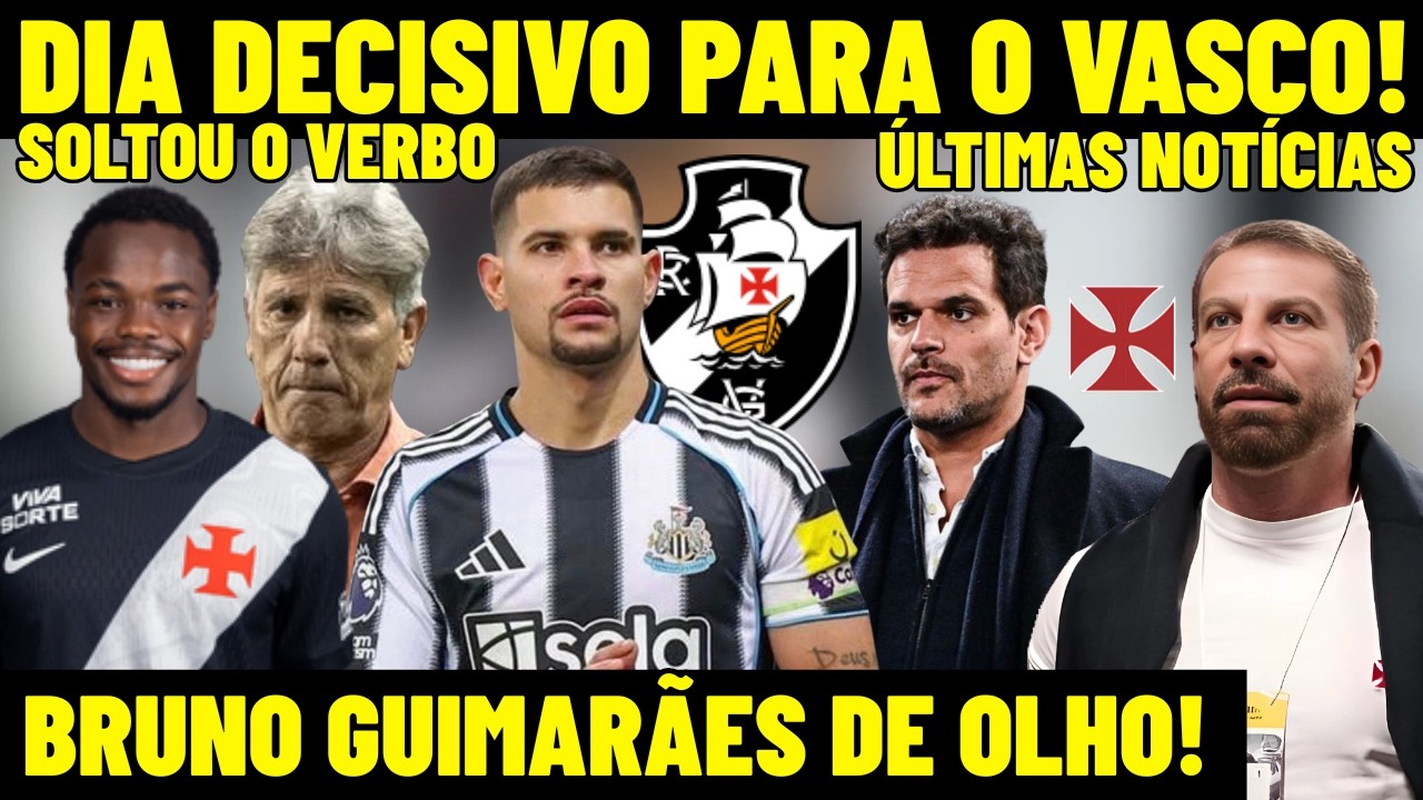 DIA DECISIVO! BRUNO GUIMAR&Atilde;ES DE OLHO NO VASCO! RENATO GA&Uacute;CHO DEFINE TIME DO TITULAR PARA SULA! E+