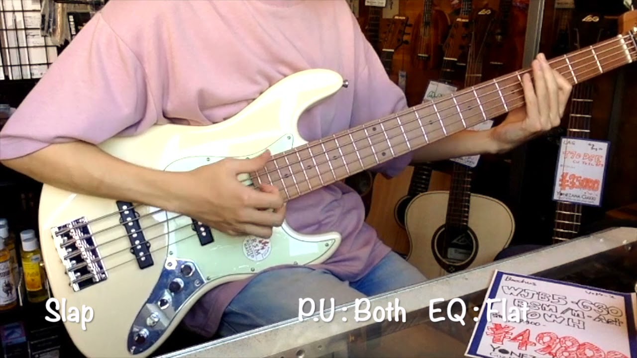 【試奏動画】Bacchus（バッカス）／WJB5-630-RSM/M-Act OWH 5弦ベース