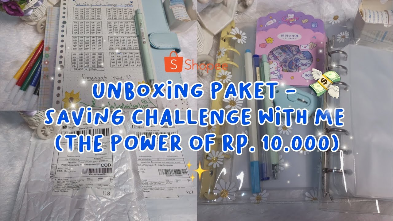 SAVING CHALLENGE WITH ME 💰 | MENABUNG ASYIK THE POWER OF Rp 10.000 💸