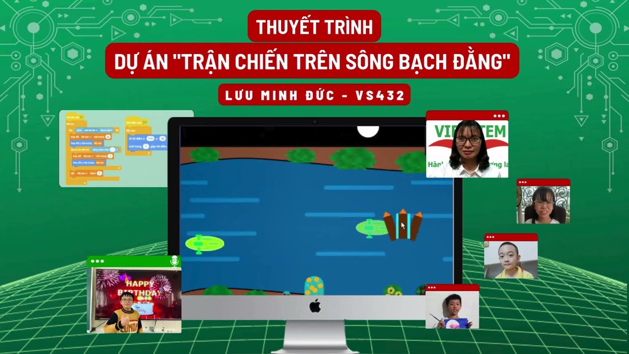 Trận Chiến Trên Sông Bạch Đằng - Lưu Minh Đức - Lớp Lập Trình Scratch VS432