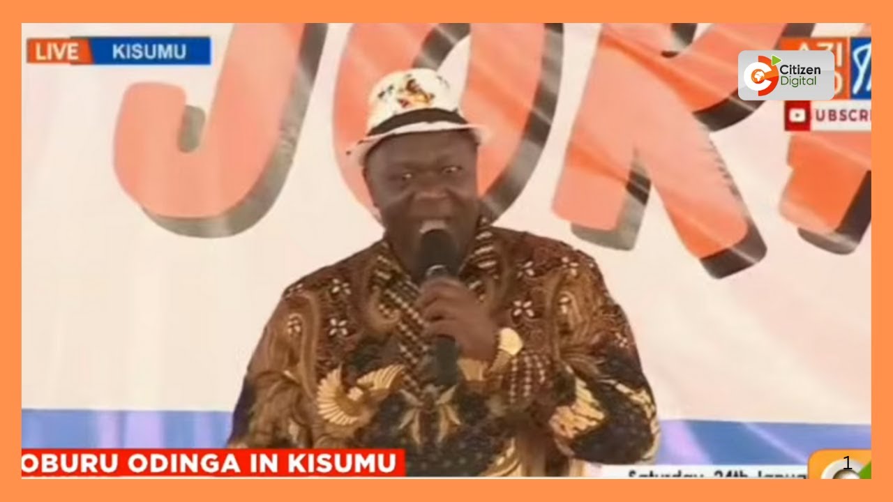 Oburu Odinga in Kisumu