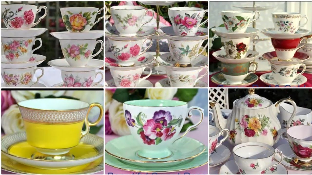 50+ Latest vintage tea set | unique tea cups set | new fancy tea cup sets