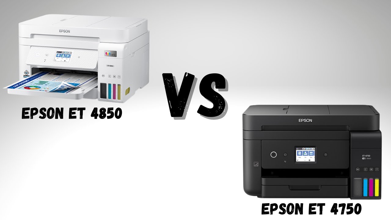 Epson ET 4750 VS 4850 (In Depth Comparison)