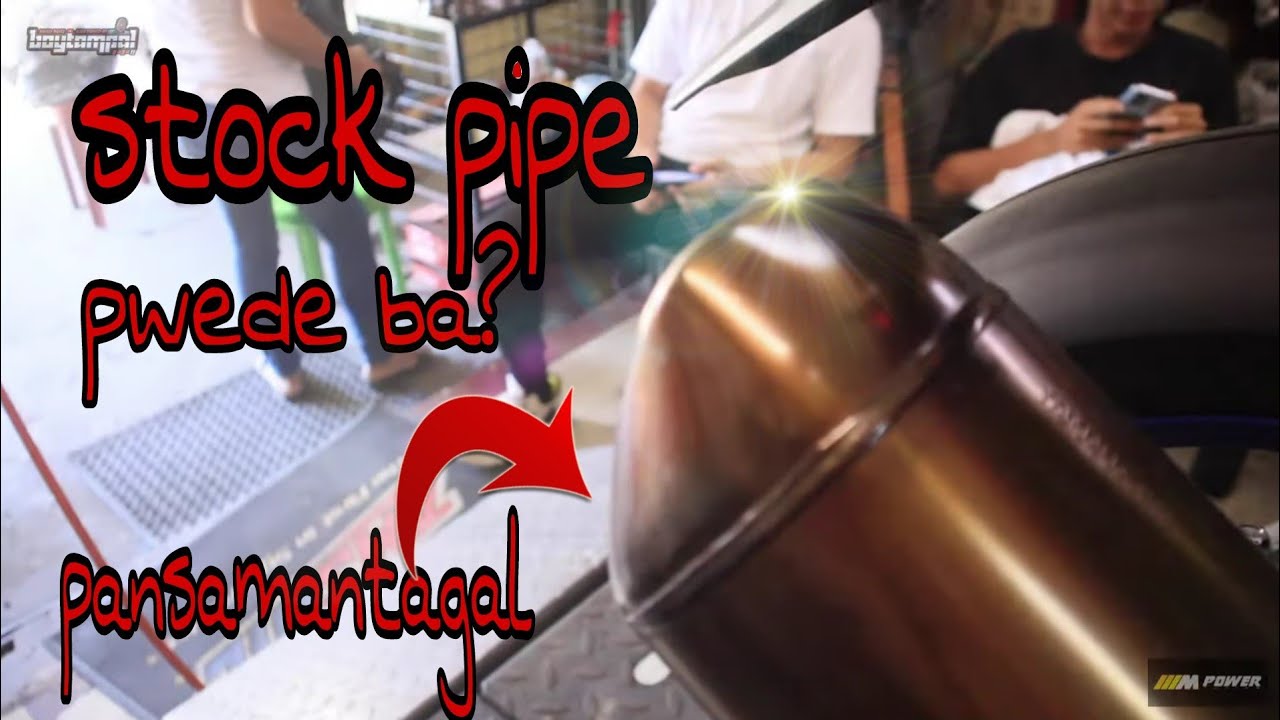 aerox basic set stock pipe!! pwede pero dipende